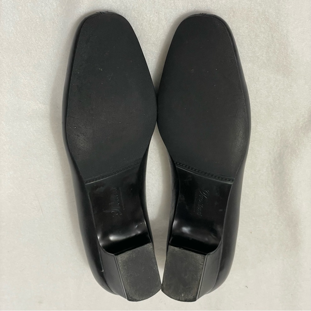 TROTTERS Womens Black Kari Round Toe Block Heel Slip‎ On Neutral Pumps 8 N - Picture 10 of 13
